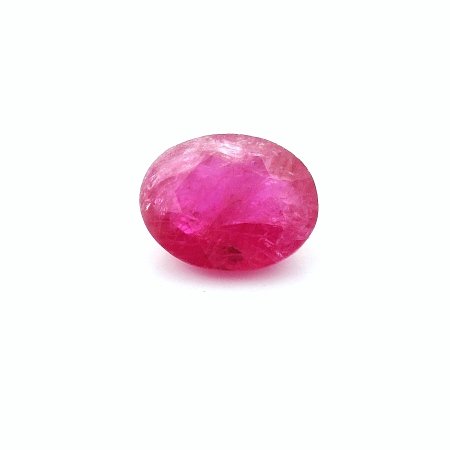 3.47 ct Oval Red Natural Ruby