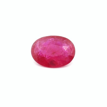 2.46 ct Oval Red Natural Ruby