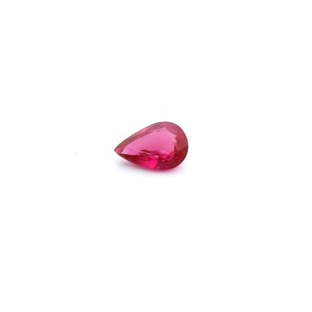 0.44 ct Pear Red Natural Ruby