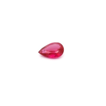 0.46 ct Pear Red Natural Ruby