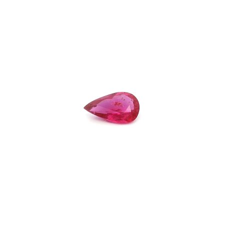 0.37 ct Pear Red Natural Ruby