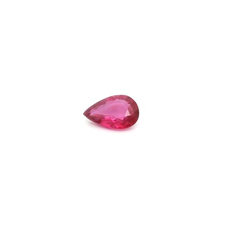 0.44 ct Pear Red Natural Ruby