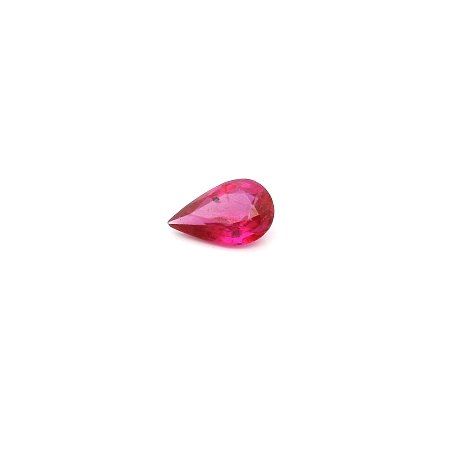 0.40 ct Pear Red Natural Ruby