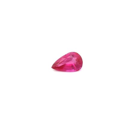 0.37 ct Pear Red Natural Ruby