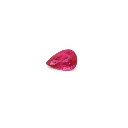 0.51 ct Pear Red Natural Ruby