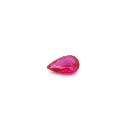 0.45 ct Pear Red Natural Ruby