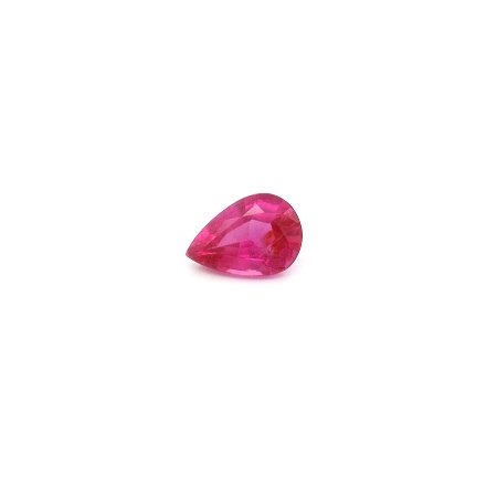 0.54 ct Pear Red Natural Ruby