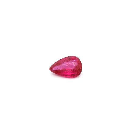 0.51 ct Pear Red Natural Ruby