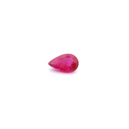 0.37 ct Pear Red Natural Ruby
