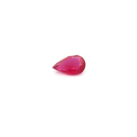 0.44 ct Pear Red Natural Ruby