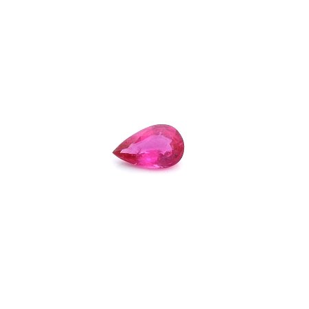 0.36 ct Pear Red Natural Ruby