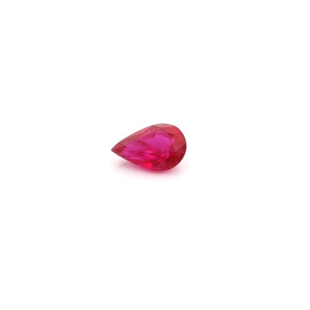 0.49 ct Pear Red Natural Ruby