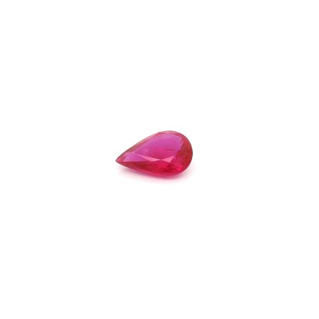 0.44 ct Pear Red Natural Ruby