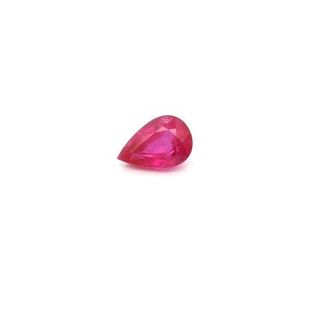0.64 ct Pear Red Natural Ruby