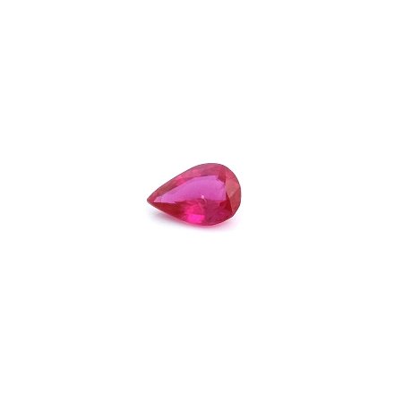 0.40 ct Pear Red Natural Ruby