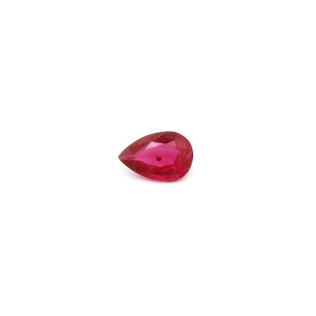 0.40 ct Pear Red Natural Ruby