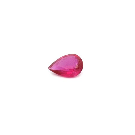 0.60 ct Pear Red Natural Ruby