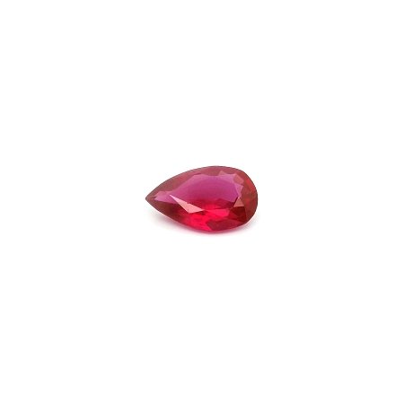 0.52 ct Pear Red Natural Ruby