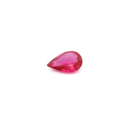 0.59 ct Pear Red Natural Ruby