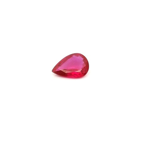 0.55 ct Pear Red Natural Ruby