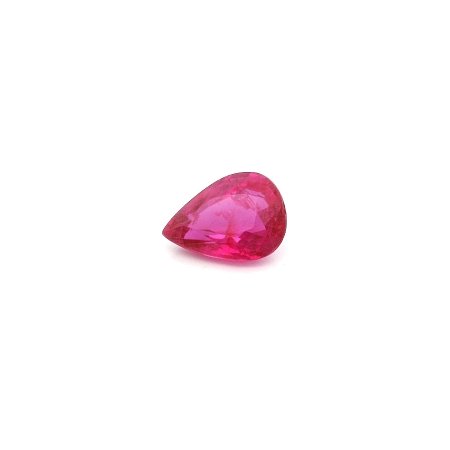 0.91 ct Pear Red Natural Ruby