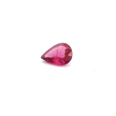 0.62 ct Pear Red Natural Ruby