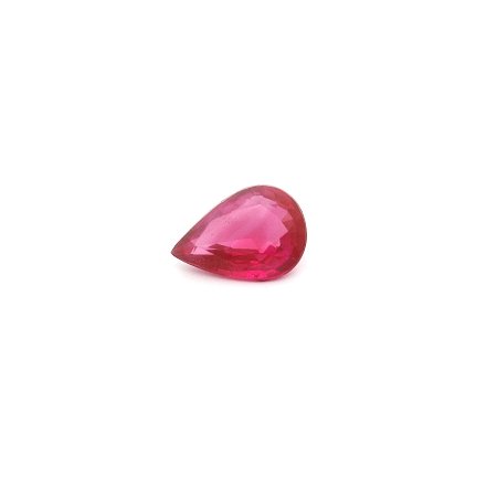 0.81 ct Pear Red Natural Ruby