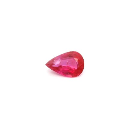 0.82 ct Pear Red Natural Ruby