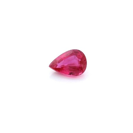 0.99 ct Pear Red Natural Ruby