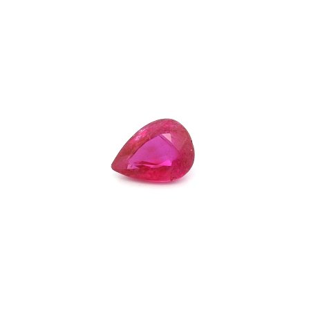 0.91 ct Pear Red Natural Ruby