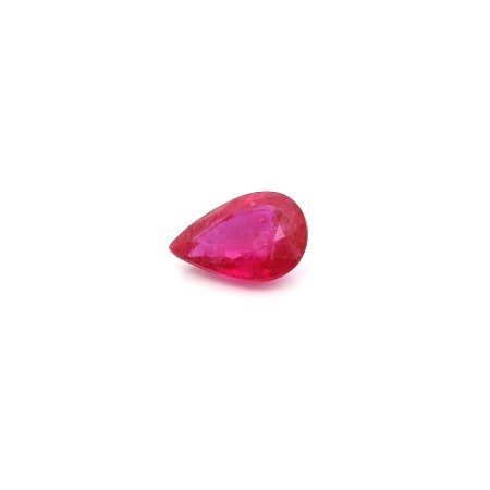 0.87 ct Pear Red Natural Ruby