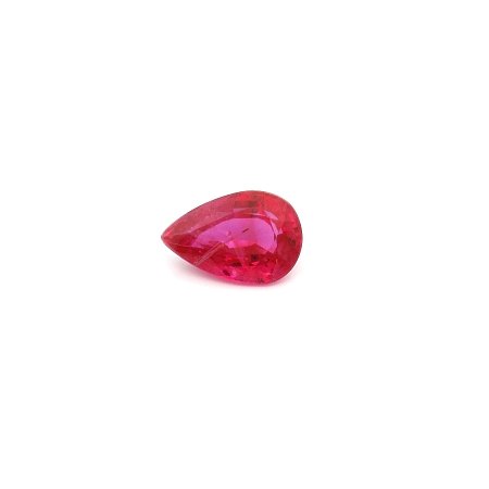 0.87 ct Pear Red Natural Ruby