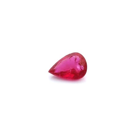 0.85 ct Pear Red Natural Ruby