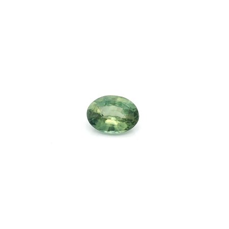 0.63 ct Oval Green Natural Sapphire