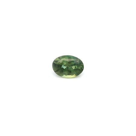 0.66 ct Oval Green Natural Sapphire