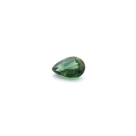 0.58 ct Pear Green Natural Sapphire