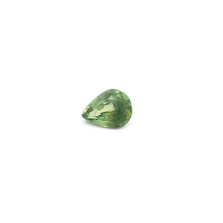 0.57 ct Pear Green Natural Sapphire