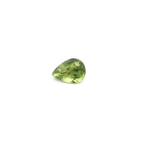 0.67 ct Pear Green Natural Sapphire