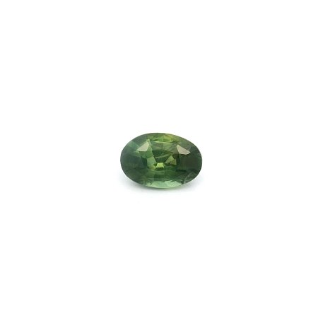 0.76 ct Oval Green Natural Sapphire