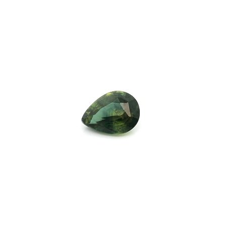 0.81 ct Pear Green Natural Sapphire