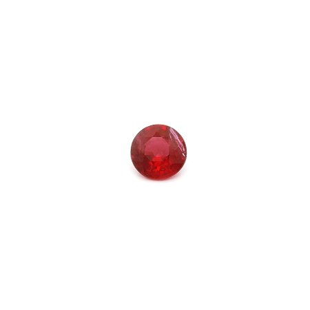 0.49 ct Round Red Natural Ruby