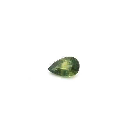 0.55 ct Pear Green Natural Sapphire