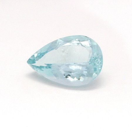 5.22 ct Pear Green Natural Aquamarine