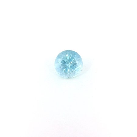 0.55 ct Round Blue Natural Aquamarine