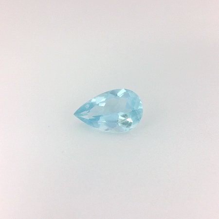 0.69 ct Pear Blue Natural Aquamarine