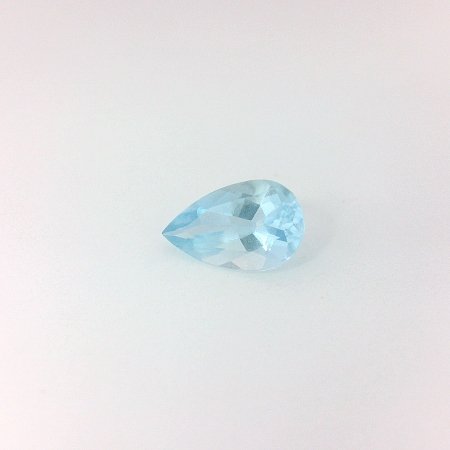 0.67 ct Pear Blue Natural Aquamarine