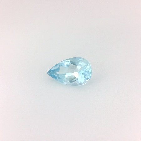 0.80 ct Pear Blue Natural Aquamarine