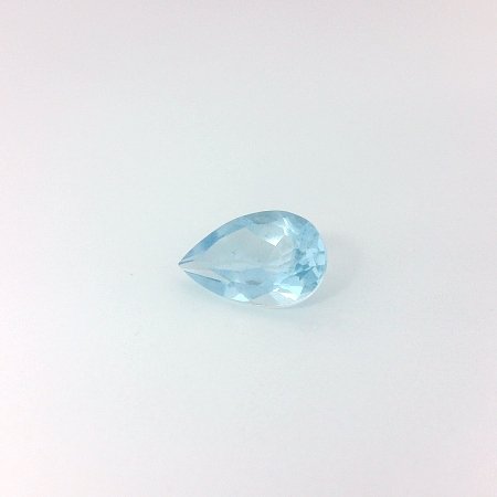 0.75 ct Pear Blue Natural Aquamarine