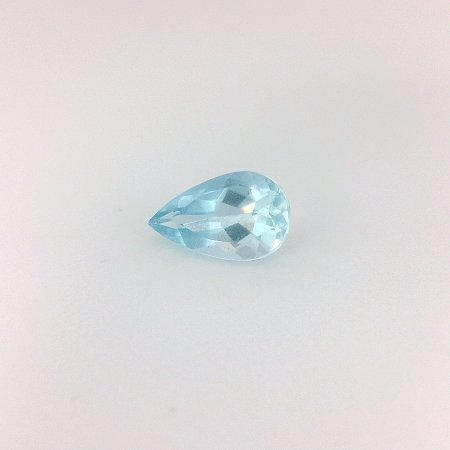 0.72 ct Pear Blue Natural Aquamarine
