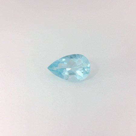 0.77 ct Pear Blue Natural Aquamarine